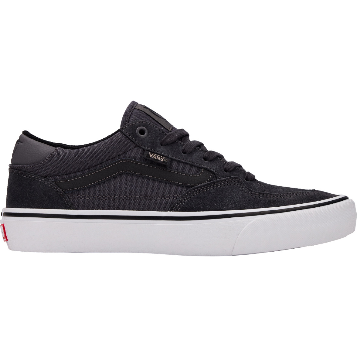 2026 Vans Mens Skate Rowan Shoes VN0A5JICRP91 - Asphalt / White